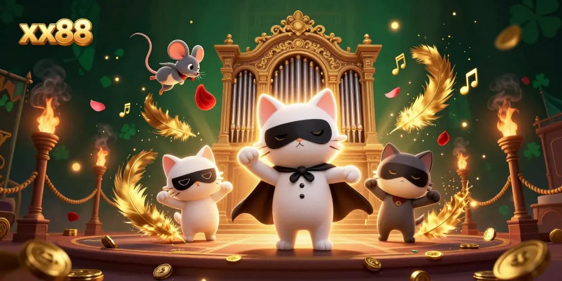 Win big with xx88 at the vibrant casino featuring dramatic characters and gaming elements.