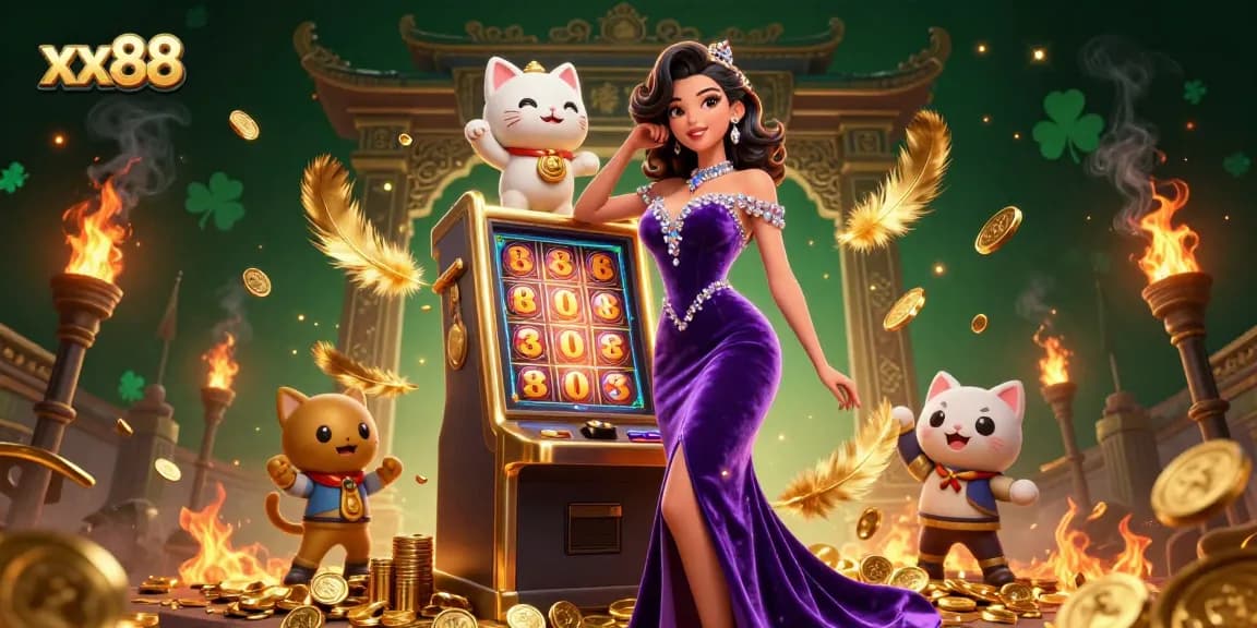 Experience exciting gameplay at xx88 with vibrant casino themes, stunning characters, and jackpot action.