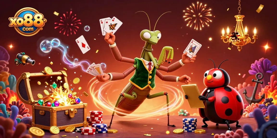 Experience the vibrant energy of gambling with xo88com in a dynamic casino scene.