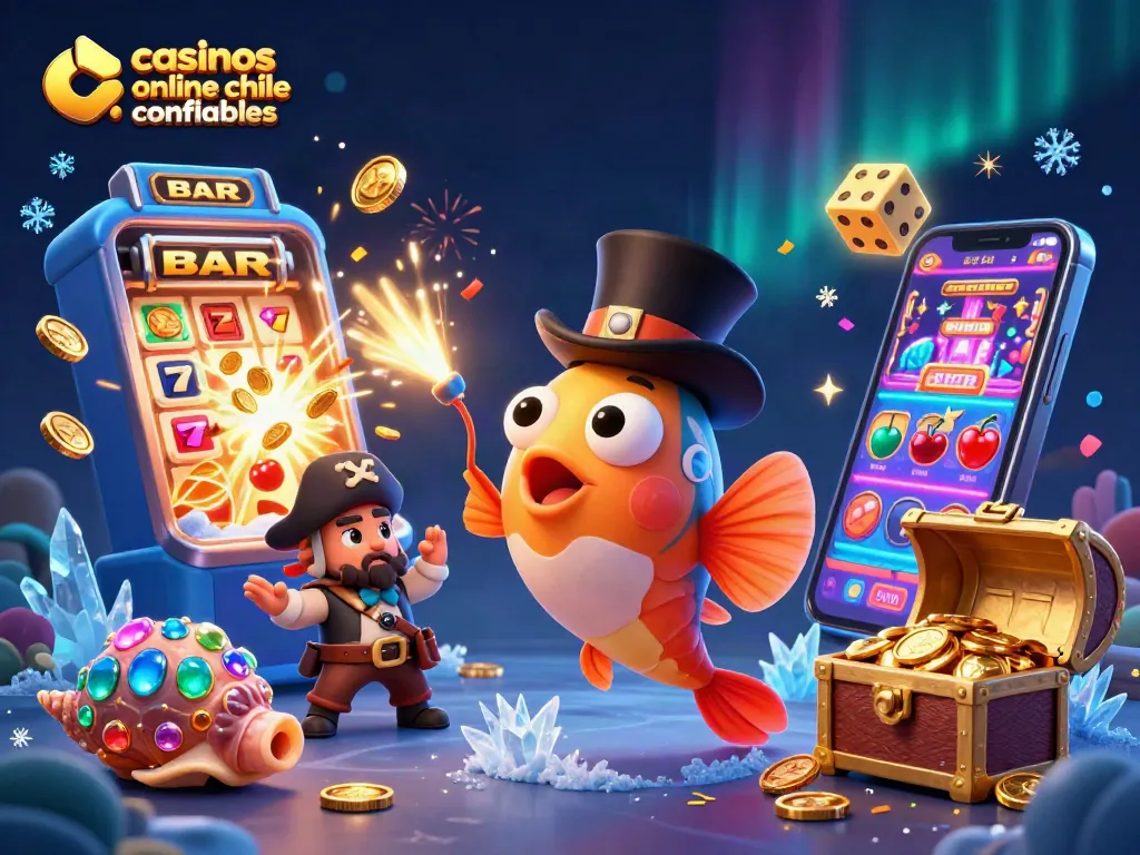 Juega en los casinos online Chile confiables mientras disfrutas de una dinámica escena con personajes atractivos.