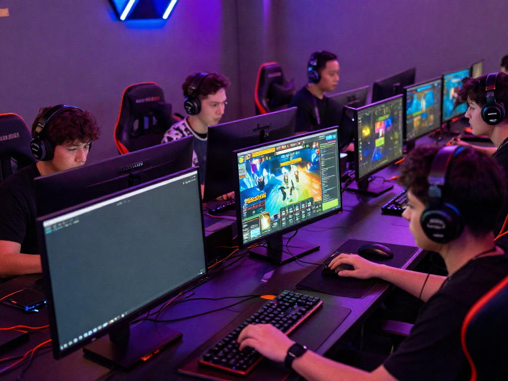 Exciting gaming atmosphere at https://man88.hair/, showcasing players engaged in online betting.
