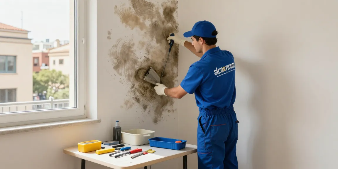 Servicio profesional y local para quitar moho en Barcelona y paredes afectadas por humedad.