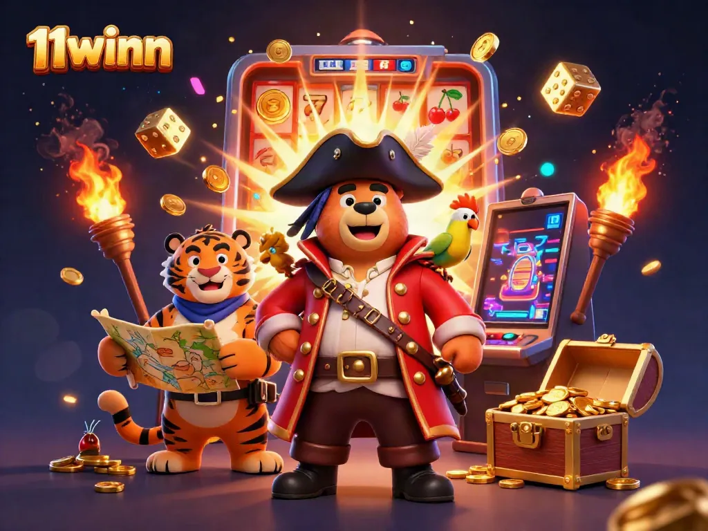 Experience thrilling gaming action at 11winn with vibrant characters and dynamic casino games.