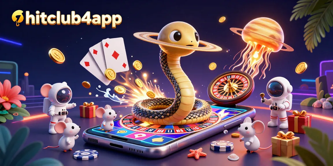 Spin the cosmos with hitclub4app's Saturn snake roulette and playful astronaut mice!