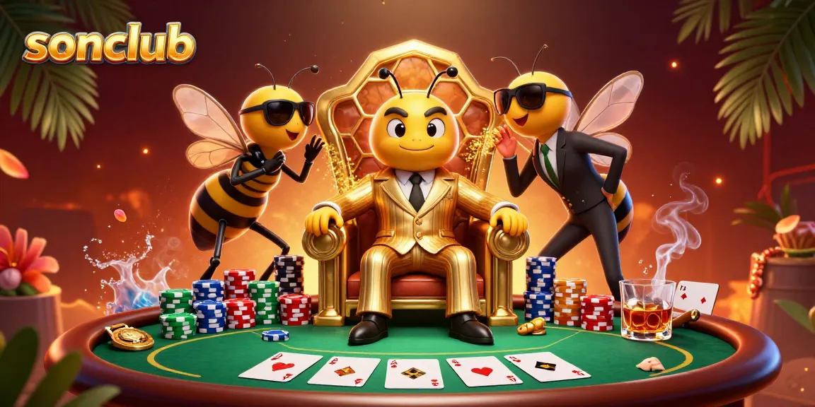 Experience the excitement of sonclub with a vibrant casino scene featuring playful characters and dynamic gameplay elements.