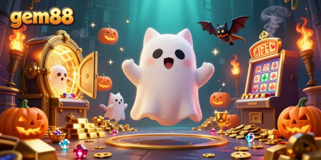 Spin and win with gem88's thrilling haunted casino adventure filled with treasures and excitement.