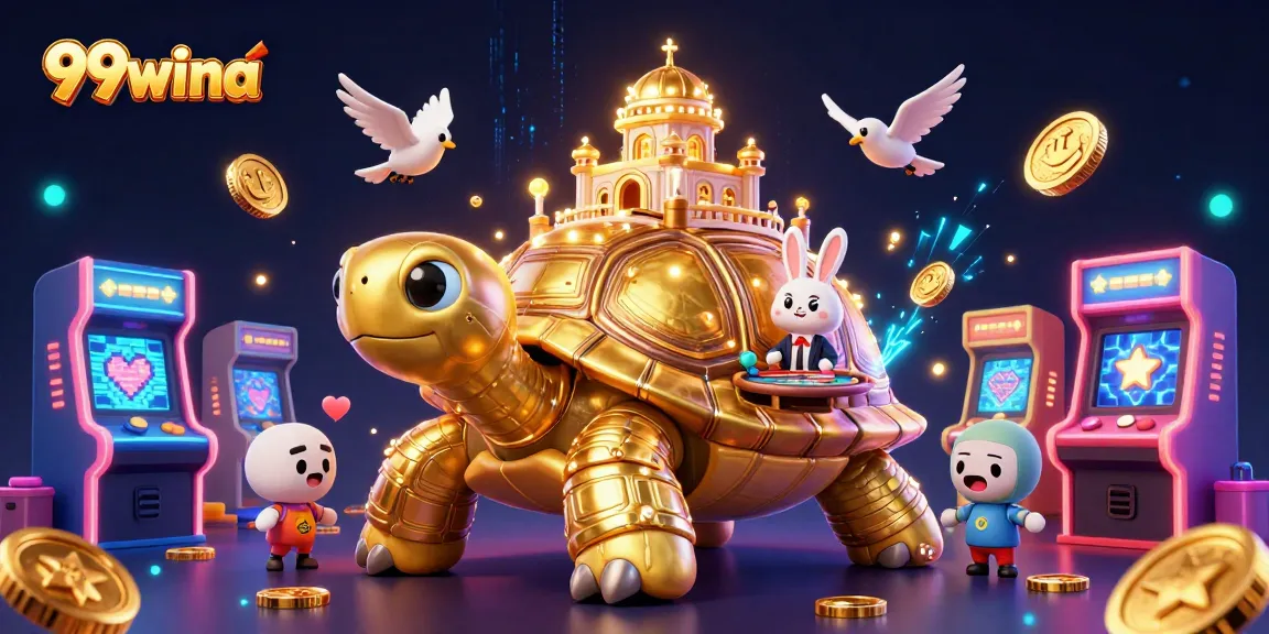 Experience thrilling gaming adventures with 99wina, featuring vibrant 3D casino scenes and animated characters.